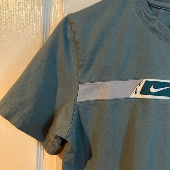 Nike Teal Cotton T Shirt Size Small - Picture 4 of 7